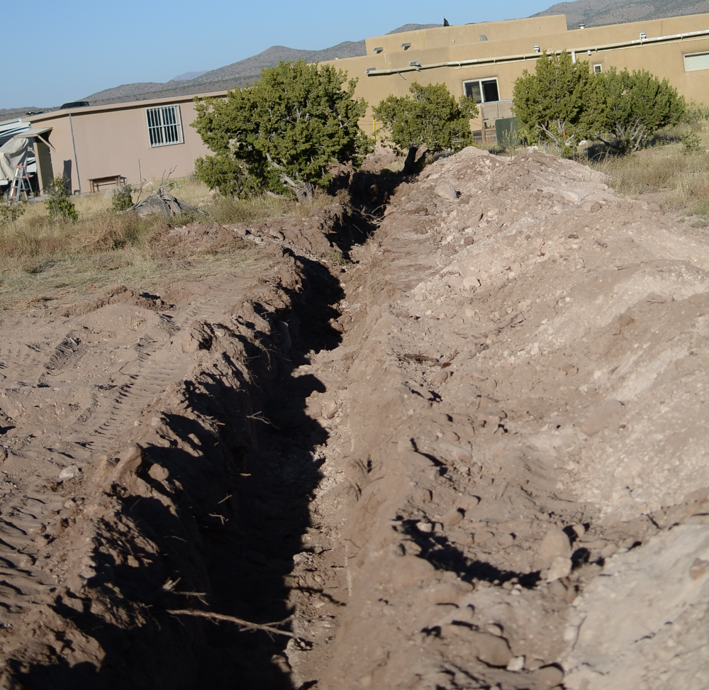 trench for electrical